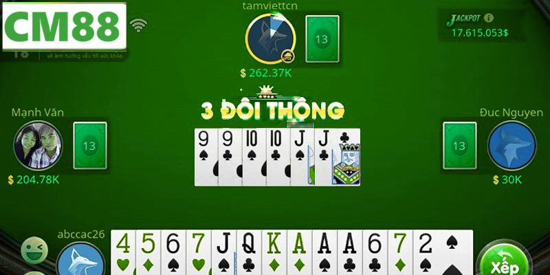 Chơi Tiến lên miền Nam trực tuyến cùng bạn bè